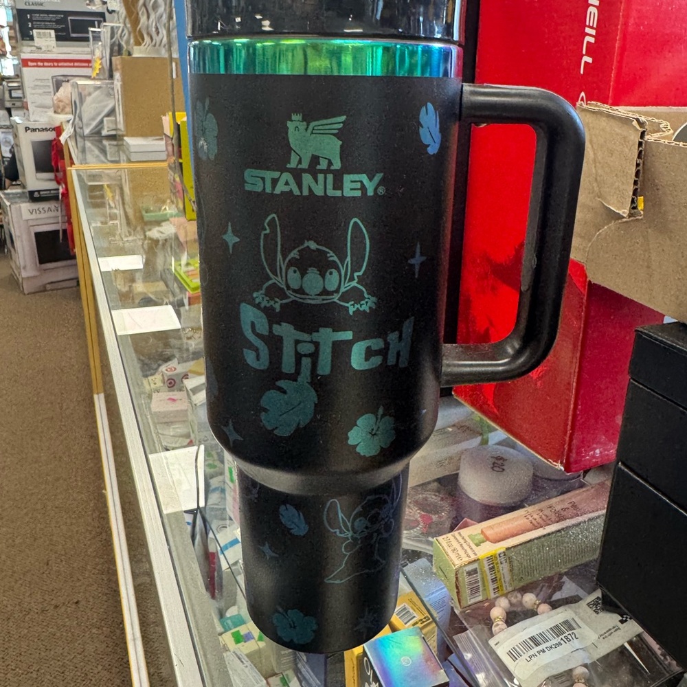 Black and Teal Stitch